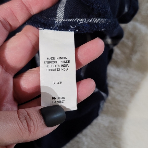 PLAID BUTTON FRONT LUCKY BRAND DRESS SIZE SMALL - Picture 9 of 9